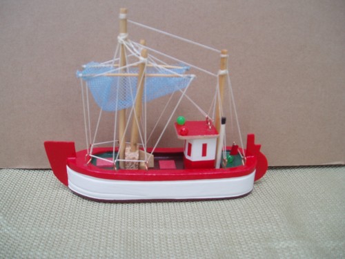 Wooden trawler boat - 1,