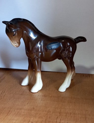 Vintage foal figurine ornament - foal, figurine/ornament