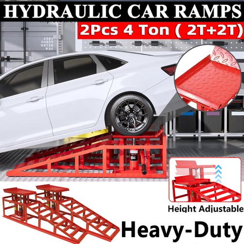 Ton hydraulic car ramps - ton, 2pc