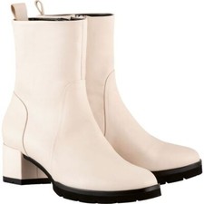 Högl Women Boots DIANA Beige Leather UK7 RRP £160 NEW
