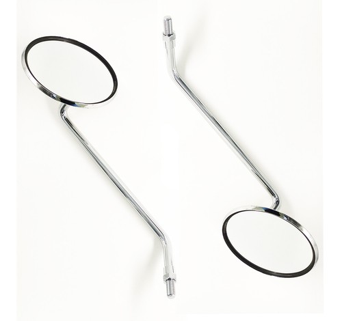 Chrome mirror set mark - set, e-mark