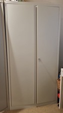Office Cupboard Lockable With 3 Shelves - Stylish Storage Solution