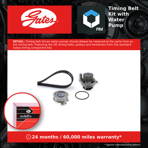 Timing belt water - water, kit