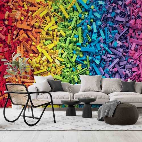 Colorful lego self - lego, self-adhesive