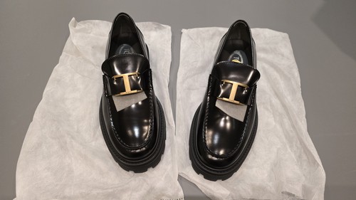 New tods leather loafers - tods,