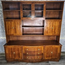 Bow Fronted Vintage Display