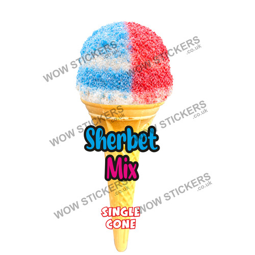 Sherbet mix scoop single - sherbet,
