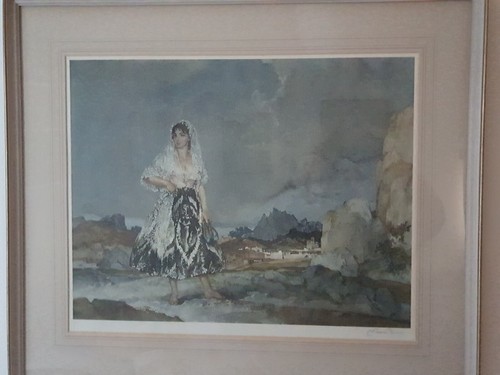 Russell flint signed - russell, print