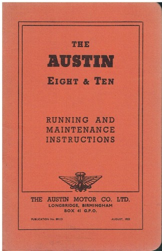 Austin eight ten saloon - ten,