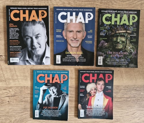 Chap mens style magazines - chap, five