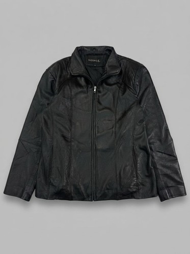 Vintage 90s black real - 90s, leather