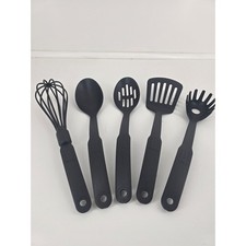 Prestige Heat-Resistant 5 piece Utensil Set –2 Spoon, Whisk, Spatula, Ladle