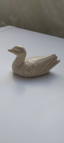 Small ceramic swan cute - small,