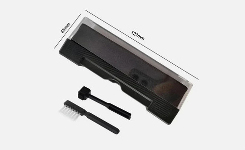 Vinyl record cleaning - vinyl, brush