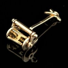Articulated Vintage 10k Gold Moving Grass Cuttr Spinning Blades Lawn Mower Charm