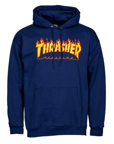 Thrasher flame logo hoody - thrasher,