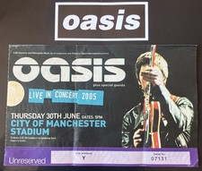 OASIS Gig Ticket City of