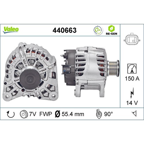 Fits valeo alternator new oe - valeo,
