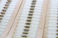 100 x Resistors - Carbon Film - 1/4W High Quality Resistors 0.25W 0.5 oHm  - 10K