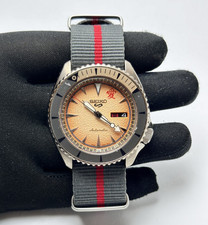 Seiko 5 Sports Automatic Naruto & Boruto | Gaara Champagne Mens Watch SRPF71K1
