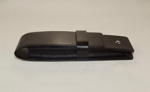 Montblanc black leather - montblanc,