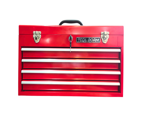 Metal tool box with 4 - box,