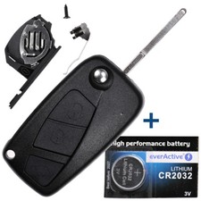 Car Folding Key Case for Fiat Panda Punto Qubo Ducato Stilo Iveco Daily