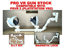 VR Gun Stock PRO fits PSVR2 Controllers. Pavlov compatible Gun Stock.  DIY Kit.