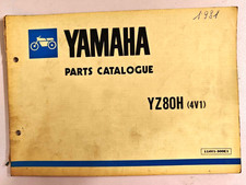 Yamaha YZ80H (4V1) 1981 Spare Parts Catalogue, Parts Catalogue, Catalogo Di Ricambi