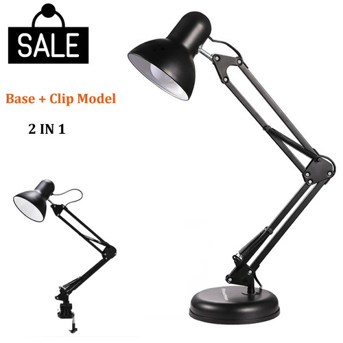 Desk angle lamp black - in,