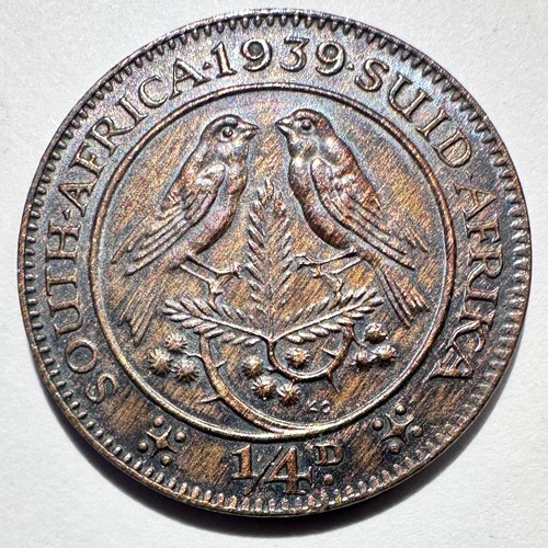 1939 south africa penny - 1/4,