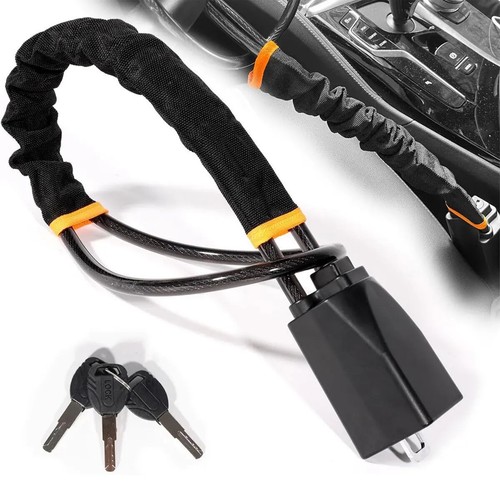 Seat belt lock steering wheel - belt,