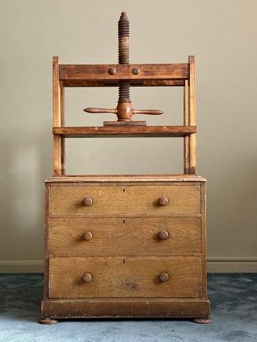 Antique linen press chest - chest, of