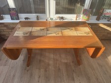 Danish Ansager Møbler Tiled Top Teak Dining Table - MCM/Vintage/Retro/Denmark