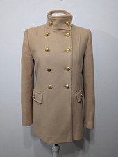 Zara Beige Manteco Wool Blend