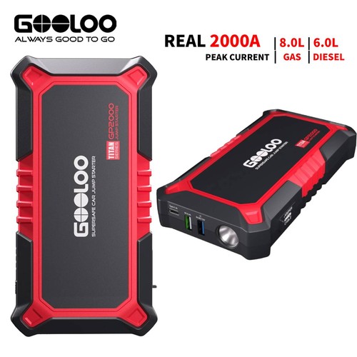 Gooloo gp2000 car jump starter - car,