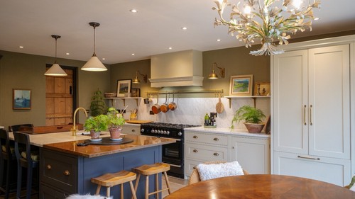 Solid painted kitchen units - solid,