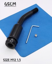Shifter Stick Lever Bend Extension Van Car Gear Knob Aluminum Black M12 1.5