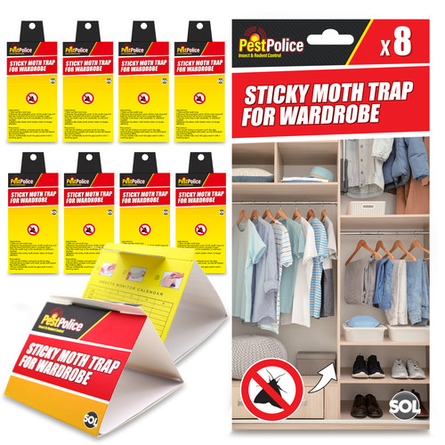 24pk sticky moth traps - 8-24pk,