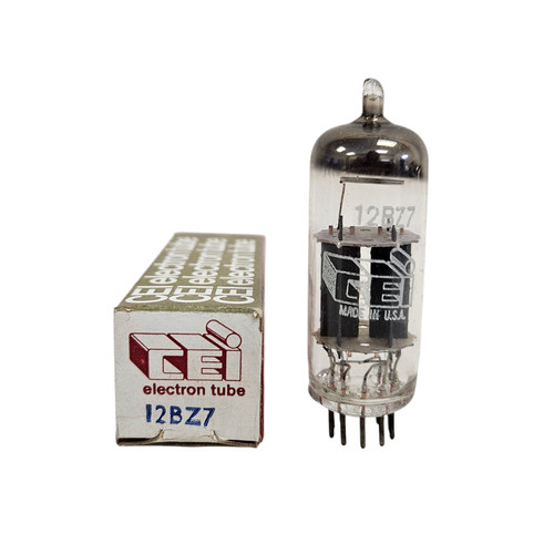 12bz7 cei raytheon nos - 12bz7, valve