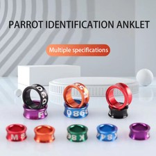 50×Split Aluminium Pet Bird Leg Bands Split Aluminium Bands|4mm/4.7mm/6mm/7mm