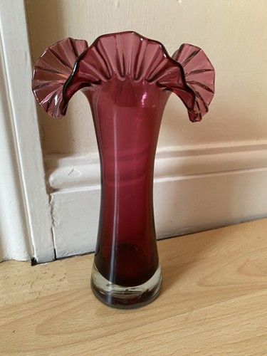 Vintage cranberry red clear - vintage,
