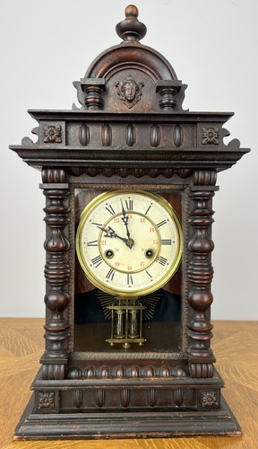 Clock vintage junghans wooden - clock,