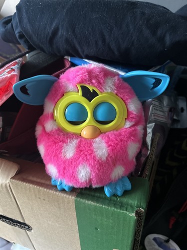 Hasbro furby boom pink white - hasbro,