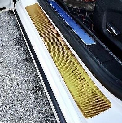 Gold carbon fibre effect - carbon,