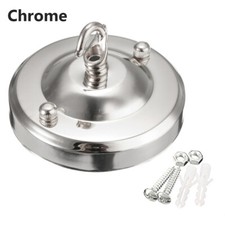 Vintage Antique Ceiling Rose Hooks Plate Holder Metal Chandelier Lamp Accessory