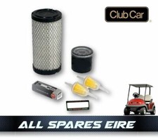 CLUB CAR PRECEDENT GOLF CART BUGGY SERVICE KIT w OIL AIR & FUEL FILTERS PLUG