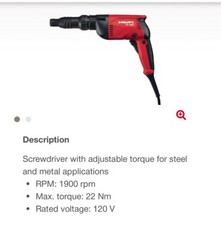 Hilti Screwdriver ST1800 110v Screw Gun
