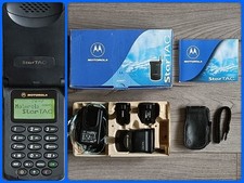 Motorola StarTac 130 (MG1-4E21) Collectors Mobile Phone (O2 & Vodafone). Box & C