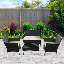 4-Piece Rattan Garden